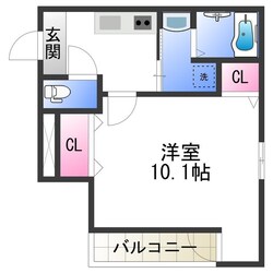 フジパレス平野Ⅲ番館の物件間取画像